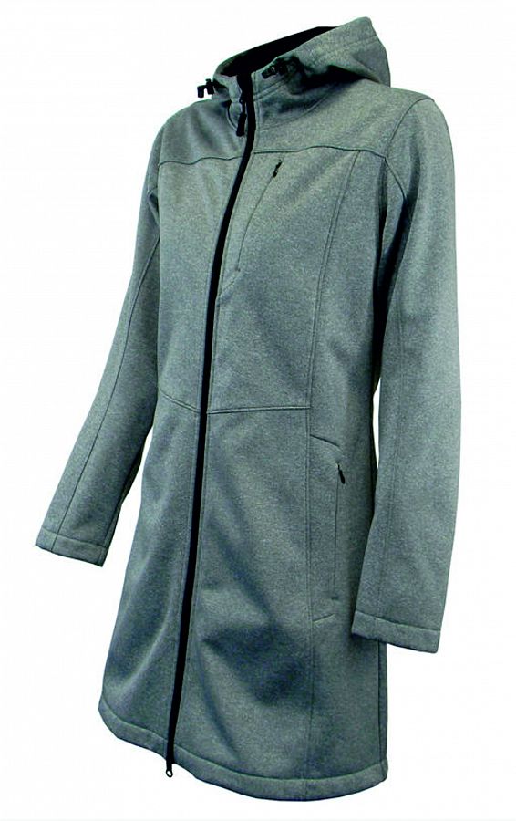 Bunda Jacket soft. dámská kapuce 707B grey